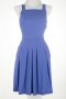Синя лятна клоширана рокля, снимка 1 - Рокли - 17279895