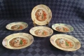 Порцеланови седефени чинии-Kahla - 6 броя , снимка 1