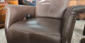Голямо релакс кресло с естествена кожа, снимка 5