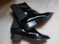 Кожени боти / лак calvin klein  Iman Patent PU+Elastic, снимка 7