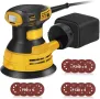 Електрическа орбитална шлайфмашина 200 W 12000 RPM 6 променливи скорости, ръчна, снимка 1
