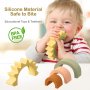 Обучителни монтесори бебешки детски гризалки играчки за подреждане 18м+ Зъбни чесалки , снимка 6