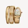 BVLGARI Serpenti Tubogas Snake Gold Diamonds Дамски Часовник, снимка 2