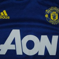 оригинална тениска adidas / Manchester United AON / Blue , снимка 3 - Футбол - 37251722