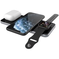 Зарядно за Телефон Безжично Prestigio ReVolt A5 Зарежда едновременно 3 устройства iPhone AirPods, снимка 7 - Друга електроника - 32701099