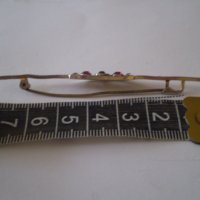 Старинна брошка игла  за вратовръзка за шал, снимка 4 - Антикварни и старинни предмети - 34853250
