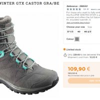 Salomon ELLIPSE winter GTX /gore tex / W, снимка 6 - Дамски боти - 26616212