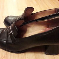 Дамски обувки черни №35, снимка 1 - Дамски обувки на ток - 28579141