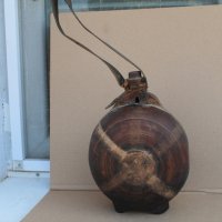Дървена бъклица за украса и интериор , снимка 1 - Антикварни и старинни предмети - 40657601