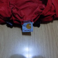анорак carhartt яке суитчър горнище мъжки червено оригинално спорт XS, снимка 4 - Спортни дрехи, екипи - 40229288