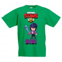 Детска тениска Bibi Brawl Stars, снимка 4 - Детски тениски и потници - 32919628