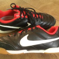 NIKE TIEMPO Leather Footlall Shoes Размер EUR 37,5 / UK 4,5 за футбол естествена кожа 73-14-S, снимка 7 - Детски маратонки - 43760184