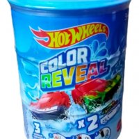 Количка изненада Hot Wheels Color Reveal с магическа трансформация - 2 броя / Mattel, снимка 2 - Коли, камиони, мотори, писти - 36821435