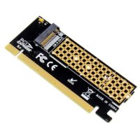 M.2 към PCIE x16 Адаптерна карта Pci-e към m.2 NVMe SSD адаптер m2  PCI Express 3.0 x4 2230-2280, снимка 1 - Кабели и адаптери - 43379517