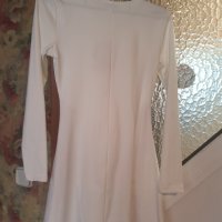 Бяла рокля реплика Версаче, снимка 2 - Рокли - 43250736