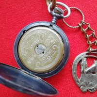 Стар джобен часовник Hebdomas, снимка 3 - Антикварни и старинни предмети - 37654826