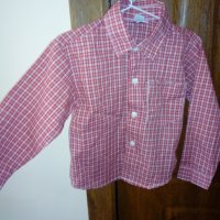 Детска червена риза каре, размер 4 години, снимка 4 - Детски ризи - 26815926