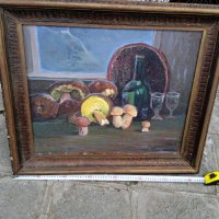 Стара картина,масло на платно,1950г , снимка 1 - Картини - 40017416