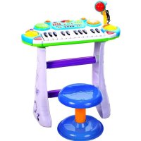 Забавно музикално пиано с микрофон, снимка 3 - Музикални играчки - 40800758