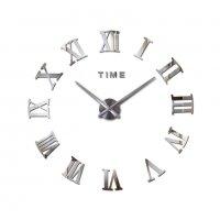 Стенен 3D часовник с римски цифри, снимка 6 - Стенни часовници - 32257675