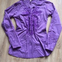 Блузка с бродерия , снимка 1 - Блузи с дълъг ръкав и пуловери - 27478633