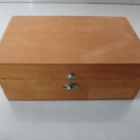 Дървена кутия 16 х 9.5 h 6.5 см. , снимка 2 - Други стоки за дома - 43708971
