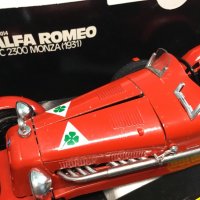 Метална количка Bburago Alfa Romeo 2300 Monza Red 1934 1/18, снимка 3 - Колекции - 37982642
