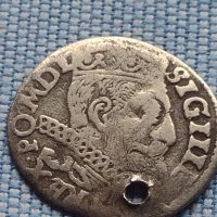 Сребърна монета 3 Гроша 1598г. Сигизмунд трети ПОЛША 13793, снимка 2 - Нумизматика и бонистика - 42968306