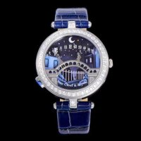 Дамски часовник Van Cleef & Arpels Lady Arpels Pont Des Amoureux с кварцов механизъм, снимка 1 - Дамски - 40644378