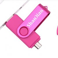 USB flash устройство 64 GB с двойно приложение(флашка), снимка 2 - Друга електроника - 27624665