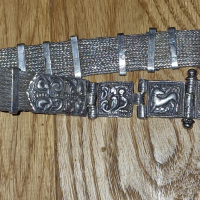 Сребърен възрожденски женски колан , снимка 3 - Антикварни и старинни предмети - 44846850