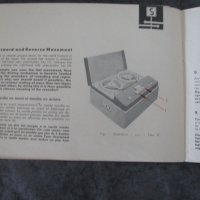 RFT BG23 - 2 Лампов Магнетофон 1961год. Книжка с инструкции и ТТД, снимка 7 - Радиокасетофони, транзистори - 40810206