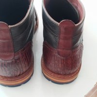 Високо качествени обувки мокасини боти от естествена кожа 44 45 или 45.5, снимка 3 - Мъжки боти - 32795776
