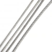 5 бр. Халки метално въже за ключодържатели , раници - 100мм, снимка 6 - Други - 27772302