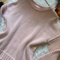 Розов пуловер, снимка 2 - Блузи с дълъг ръкав и пуловери - 38234759