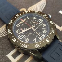 BREITLING ENDURANCE PRO 44мм кварцов с действащ хронограф клас 5А+, снимка 4 - Мъжки - 33307789