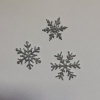 Елемент от гумена хартия EVA снежинки скрапбук декорация 3 бр , снимка 3 - Други - 38390698
