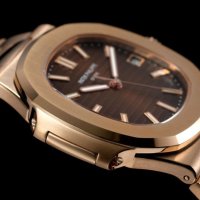 Мъжки часовник Patek Philippe Nautilus 5711 Brown с автоматичен швейцарски механизъм, снимка 7 - Луксозни - 43515815