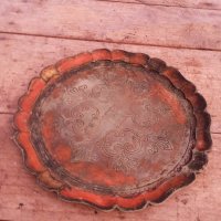 Стара чиния с маркировки, снимка 2 - Декорация за дома - 43453136
