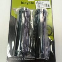 Велосипедни ръкохватки - грипове, Bicycle grip DX-029 черни с двустранни lock-on пръстени