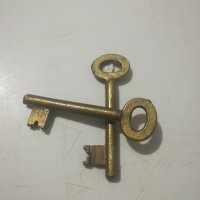 Стари бронзови ключове - 6647, снимка 2 - Други ценни предмети - 27264622