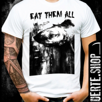 Тениска с щампа EAT THEM ALL, снимка 1 - Тениски - 36500584