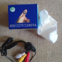 Продавам камера за скрит монтаж CCTV analog с бяла подсветка+подарък, снимка 1 - HD камери - 26236296