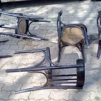 Пет дървени соц стола Виена, снимка 7 - Антикварни и старинни предмети - 36622306