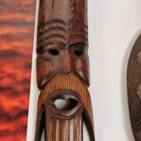 Африканска маска от Конго, снимка 2 - Антикварни и старинни предмети - 43350018