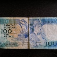 Банкнота - Португалия - 100 ескудос | 1988г., снимка 1 - Нумизматика и бонистика - 32243074