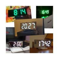 3618 Настолен огледален LED часовник, снимка 4 - Други стоки за дома - 34994912