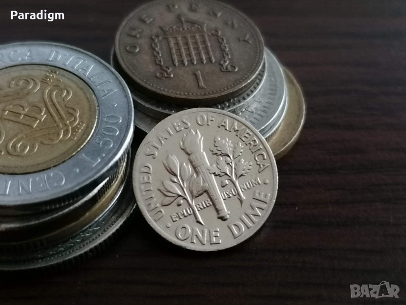 Монета - САЩ - 1 дайм | 1967г., снимка 1