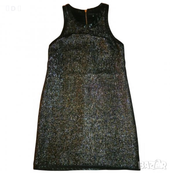 BARBARA BUI оригинална рокля с естествена кожа - С, снимка 1