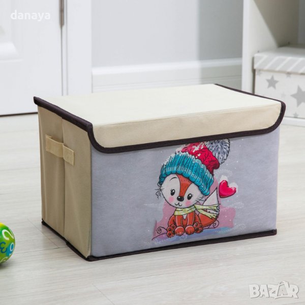3074 Сгъваема кутия за съхранение с капак, Лисиче, снимка 1